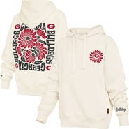 PRESSBOX Women's Pressbox Cream Georgia Bulldogs Elena Janise Hoodie