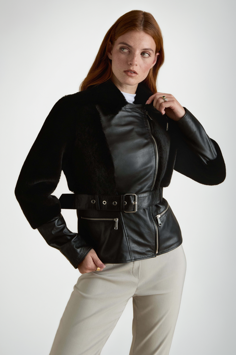 Alice Leather & Shearling Jacket