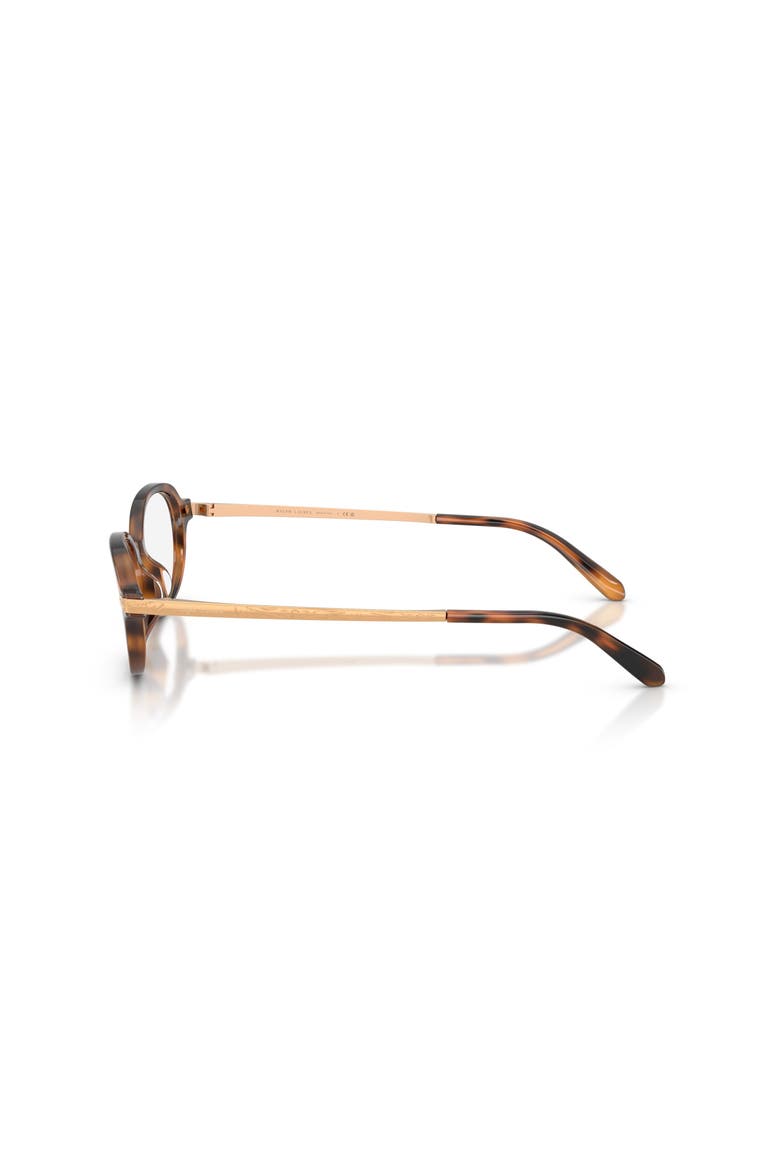 49mm Oval optical glasses, Alternate, color, Tortoise