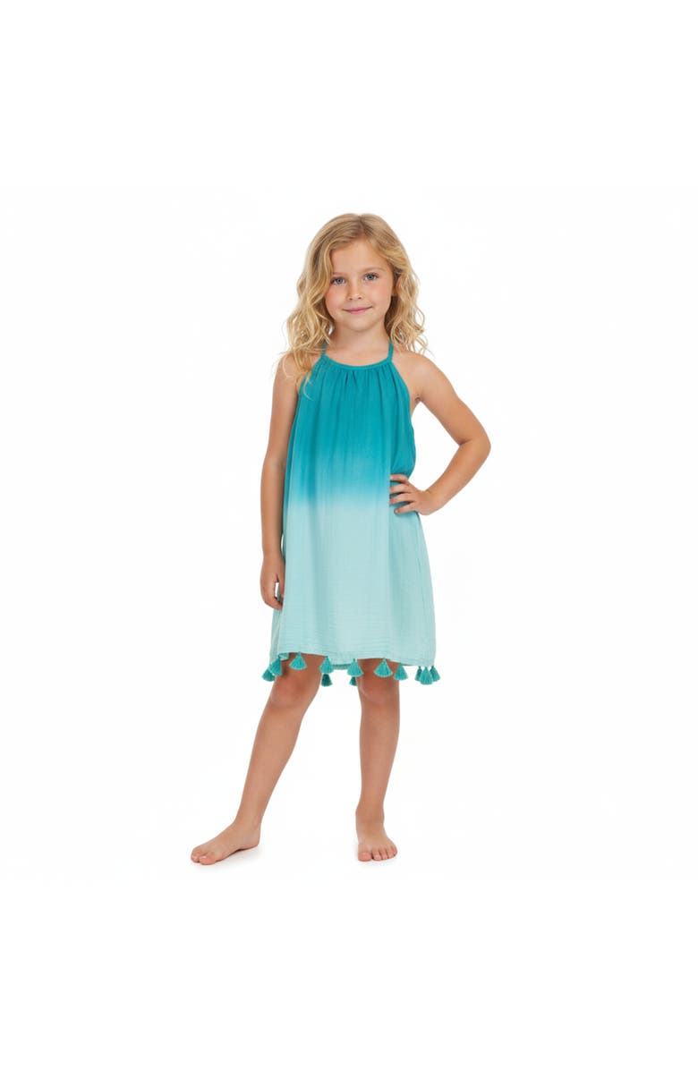 Mer St. Barth Mini Chantal Dress, Alternate, color, Green