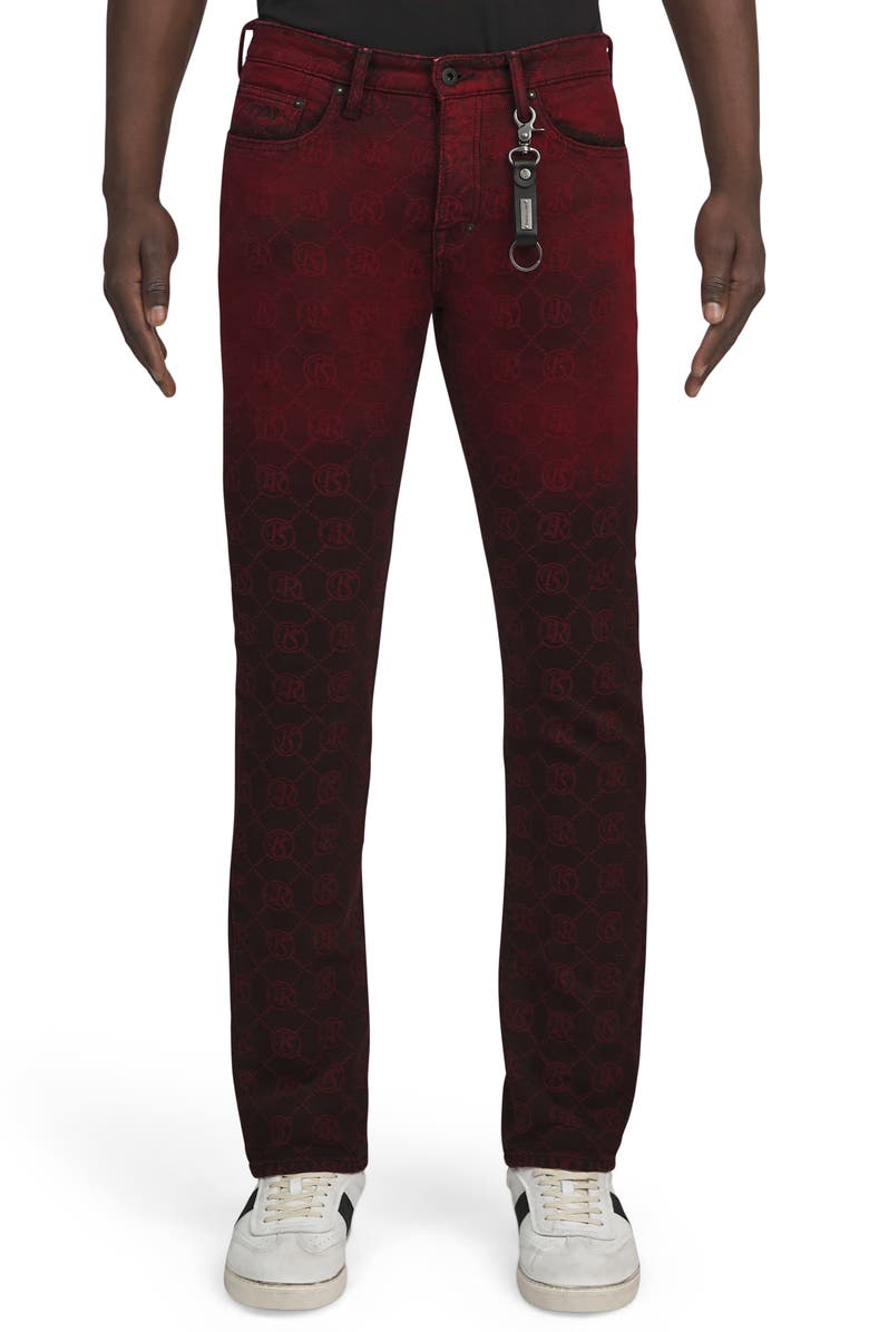 PRPS Purgatory Logo Print Straight Leg Jeans, Main, color,