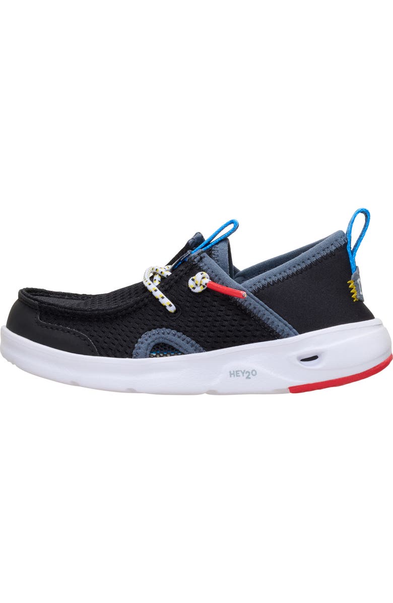 Hey Dude Kids' Wally Hey2O Wander Mesh Slip-On, Alternate, color, Black