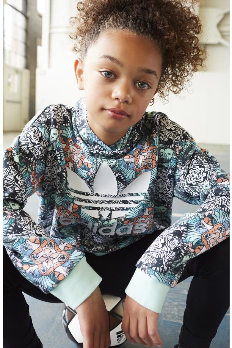 adidas 3-Stripes Leggings, Alternate, color, BLACK/ WHITE