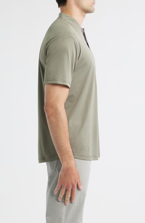 Swannies Enzo Blade Collar Polo In Green