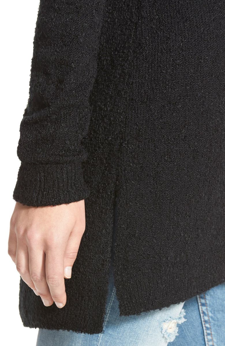 BP. Long Sleeve Split Hem Tunic, Alternate, color, 