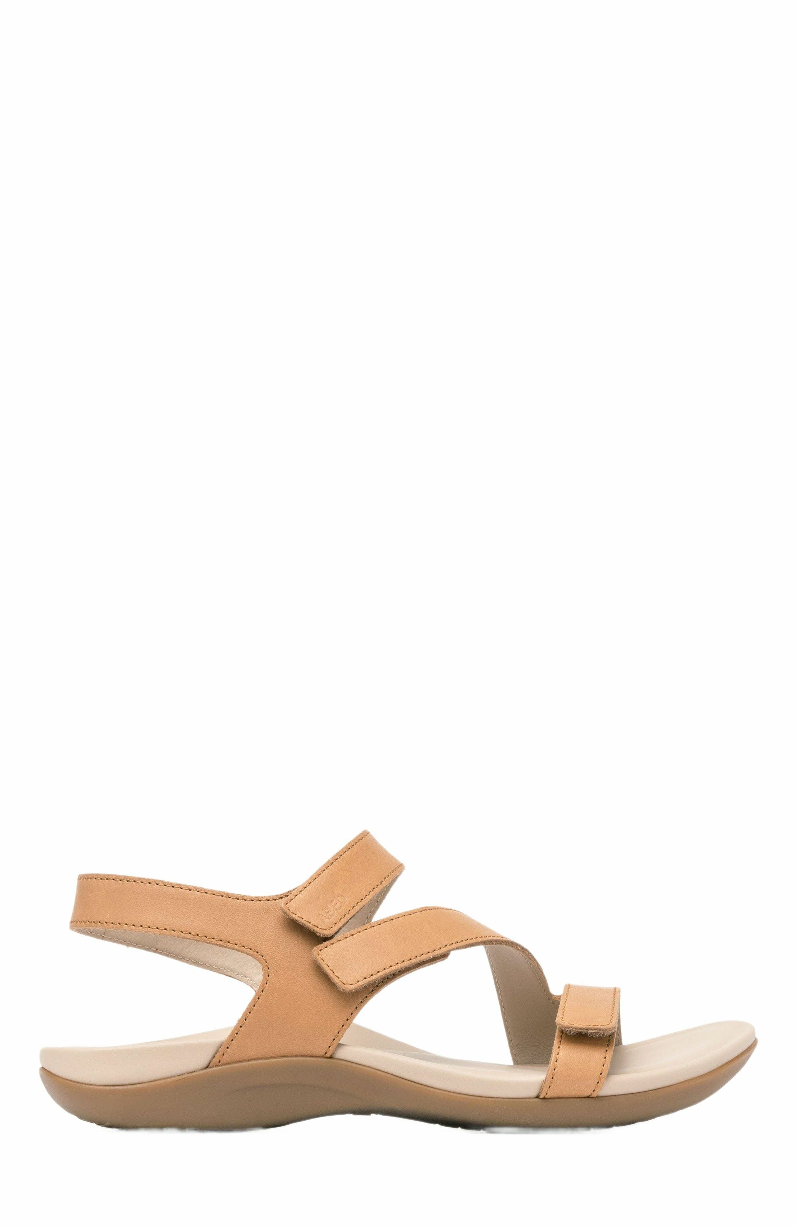 Oasis Sandal, Alternate, color, Almond - Regular