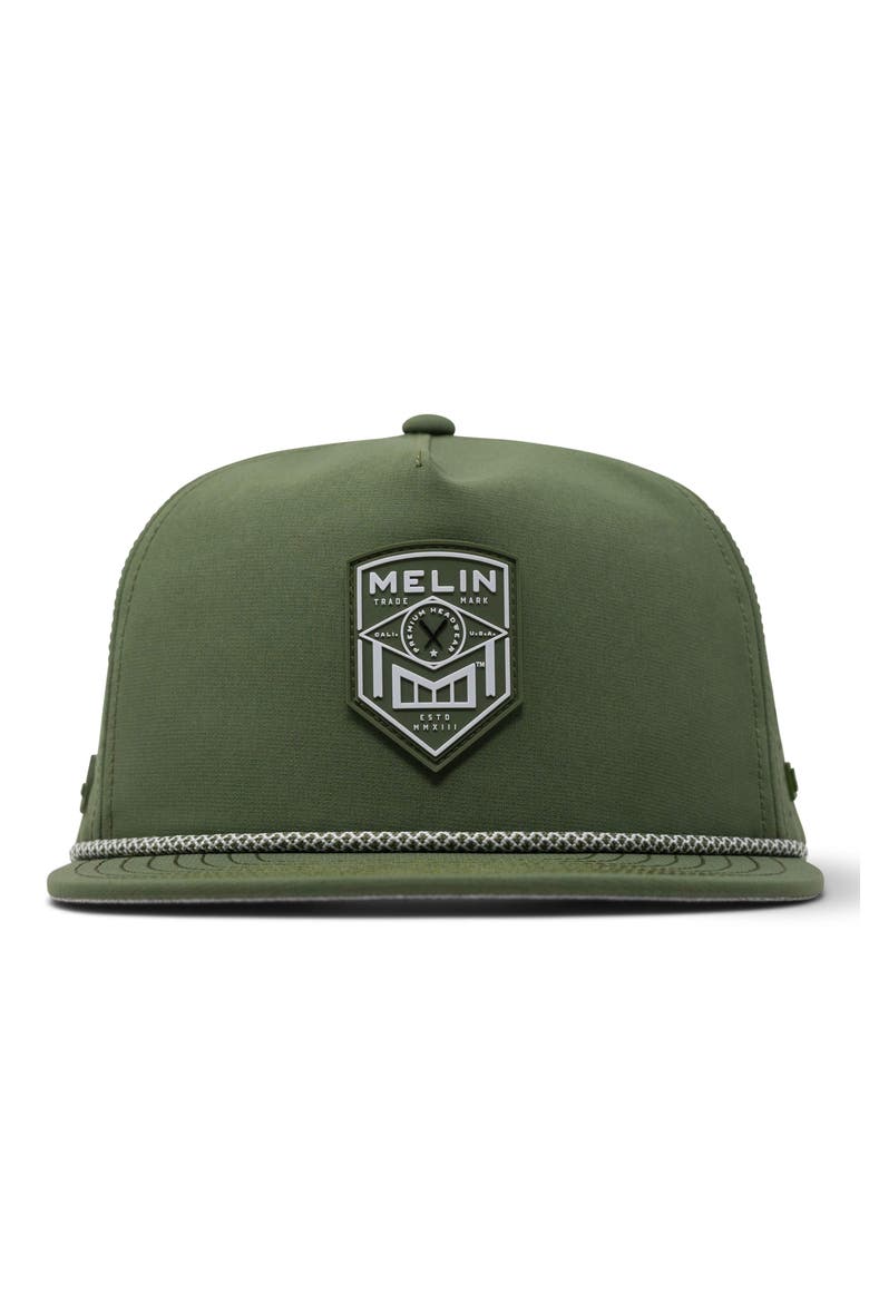 Coronado Shield Hydro Performance Snapback Hat, Alternate, color, OLIVE