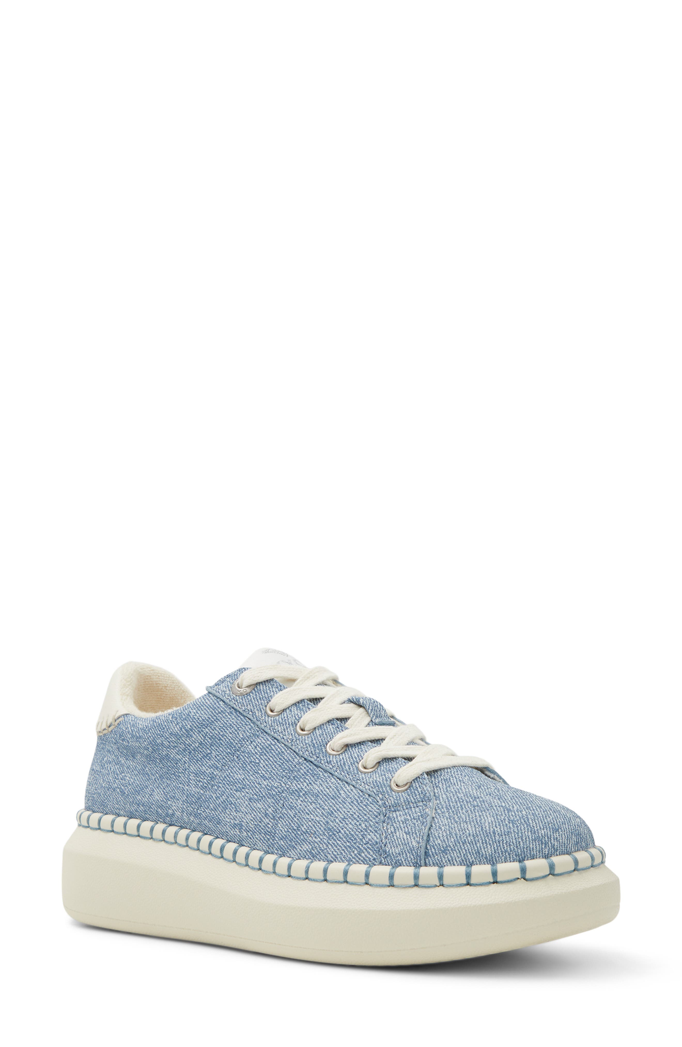 Stellar Platform Sneaker, Main, color, DENIM