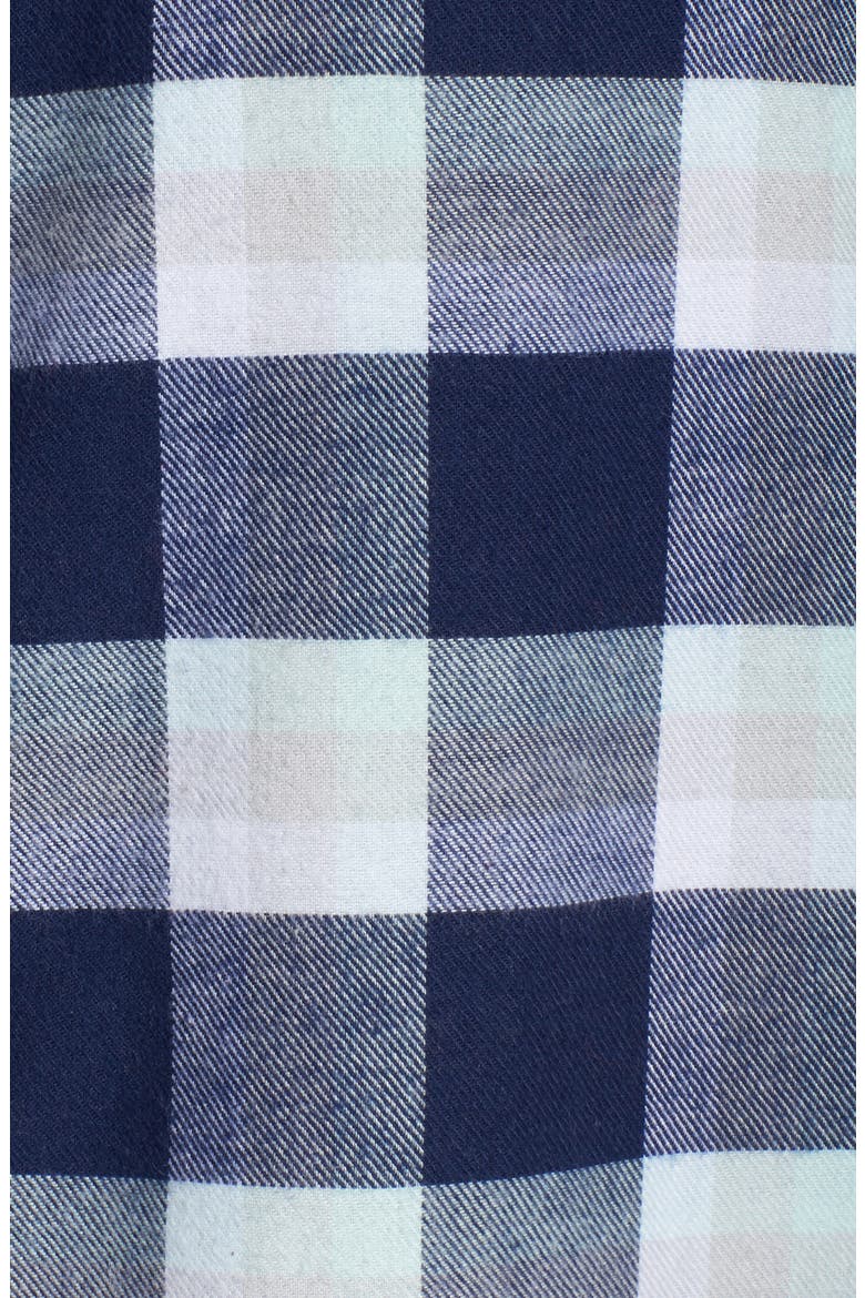 Flannel Girlfriend Pajamas, Alternate, color, NAVY MEDIEVAL SHERLOCK PLAID