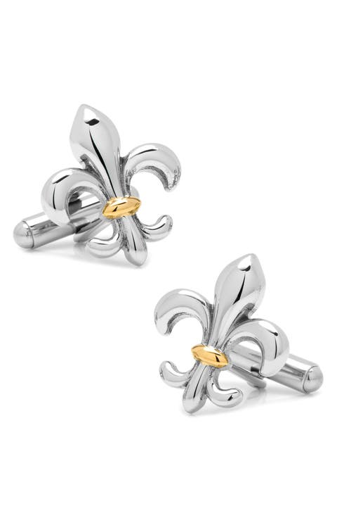 Fleur De Lis Cuff Links