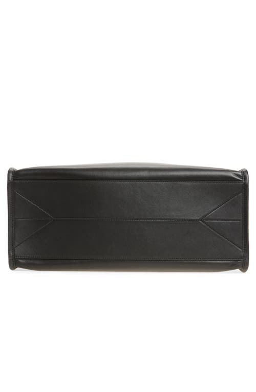 Alexander Mcqueen T-bar Pendant Tote In Black/silver
