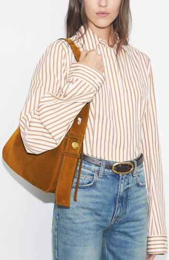 Romy Suede Shoulder Bag