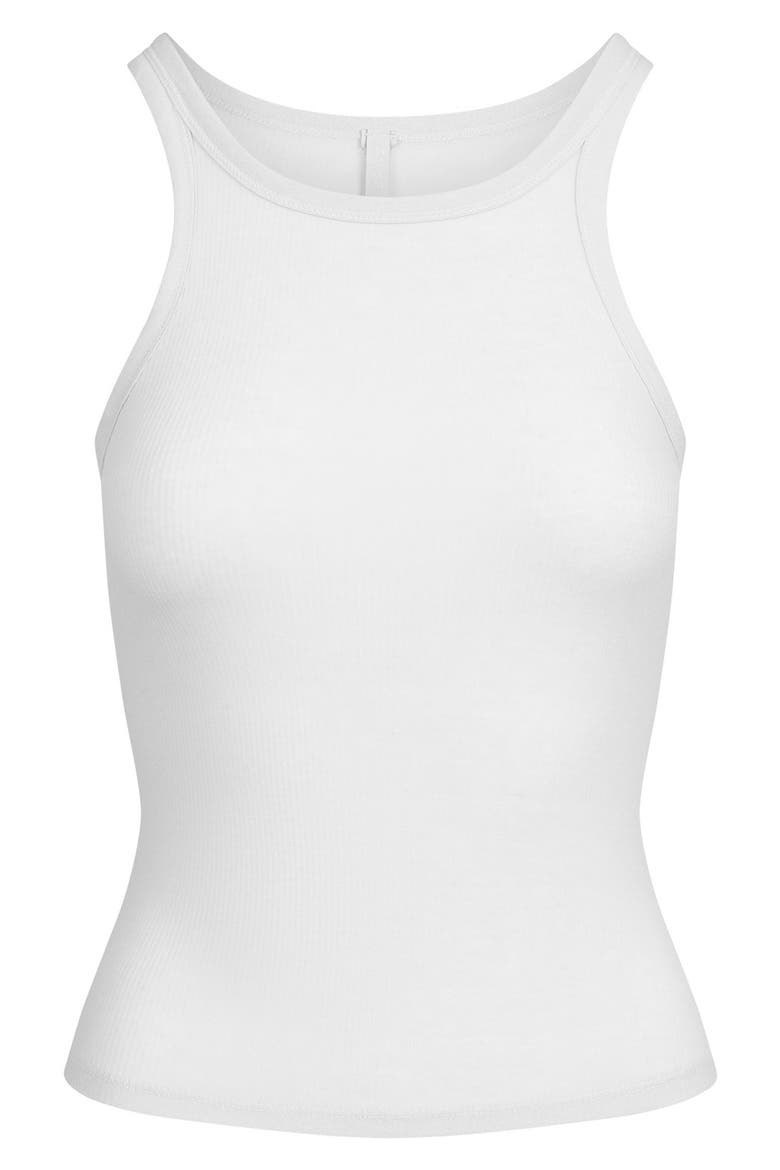 Sheer Rib Tank, Alternate, color, SNOW