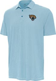 ANTIGUA Men's Antigua Teal/White Jacksonville Jaguars Twine Performance Polo