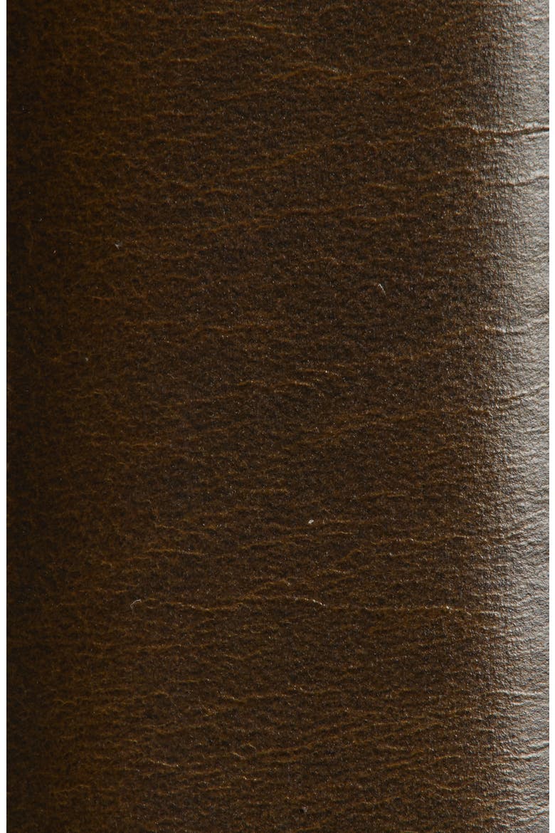 Stitched Calfskin Leather Belt, Alternate, color, OLIVE