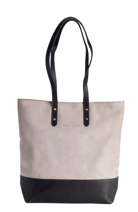Kenya Large Leather Zipped Tote Bag