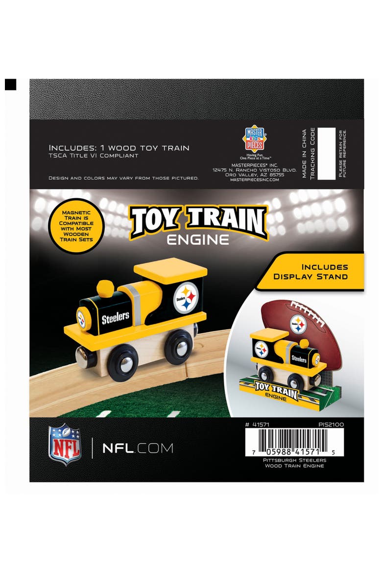 Pittsburgh Steelers Toy Train Engine, Alternate, color, Multicolor