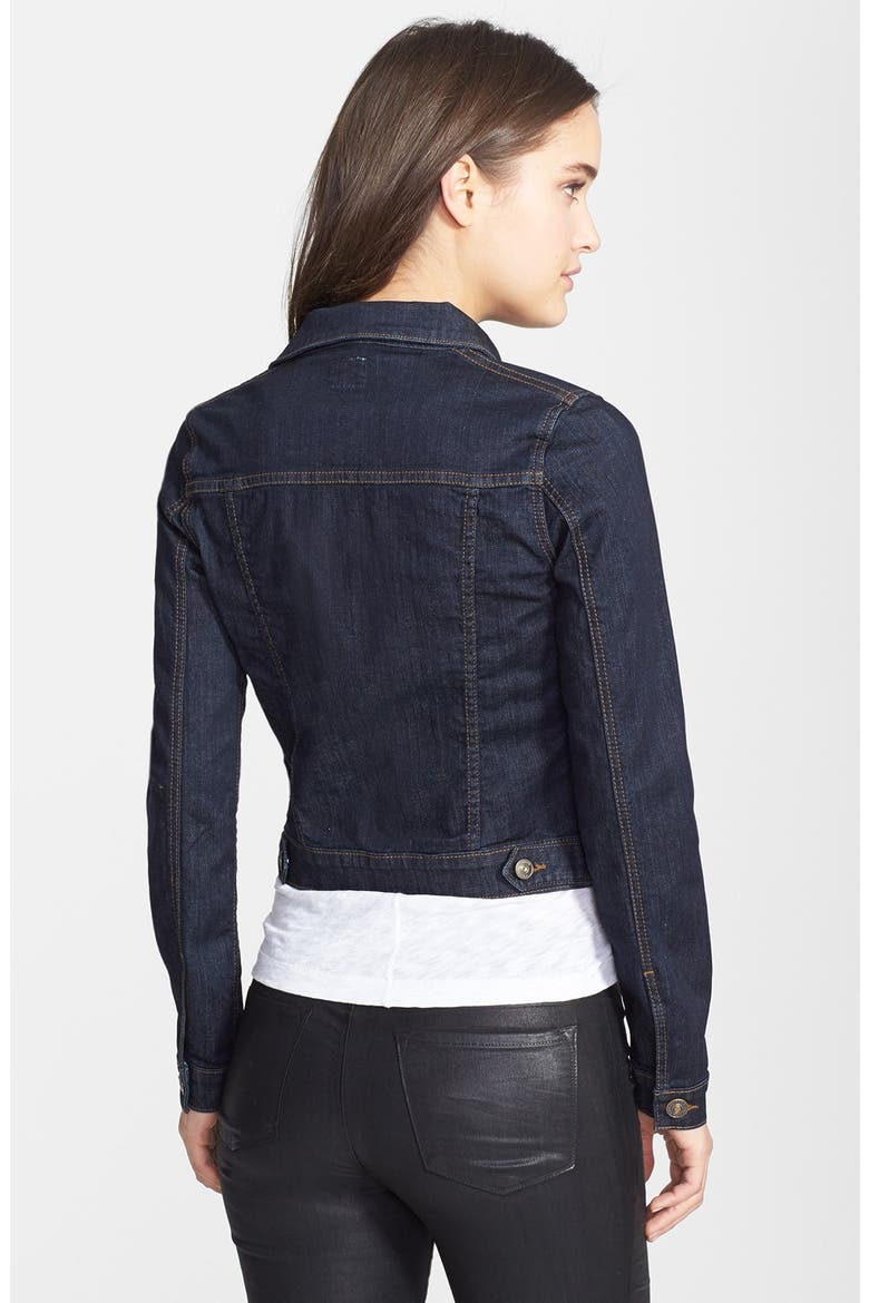 Stretch Denim Jacket, Alternate, color, RINSE