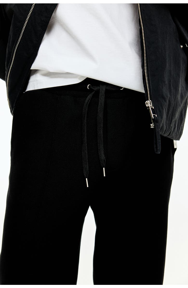 H&M Regular Fit Tailored Joggers, Alternate, color, Black