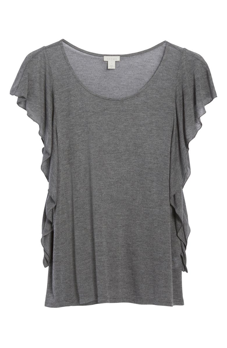 Hinge Ruffle Tee, Alternate, color, 