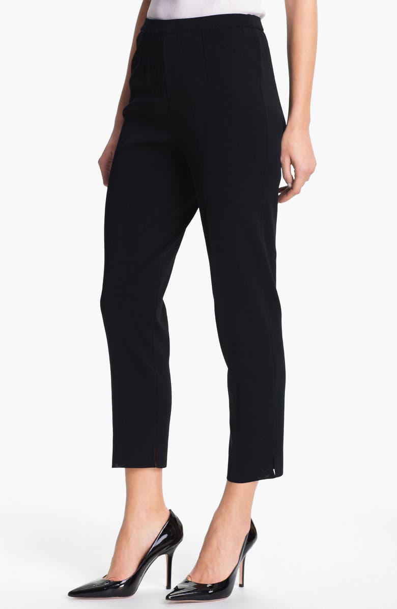 Ming Wang Pull-On Ankle Pants, Main, color, Black