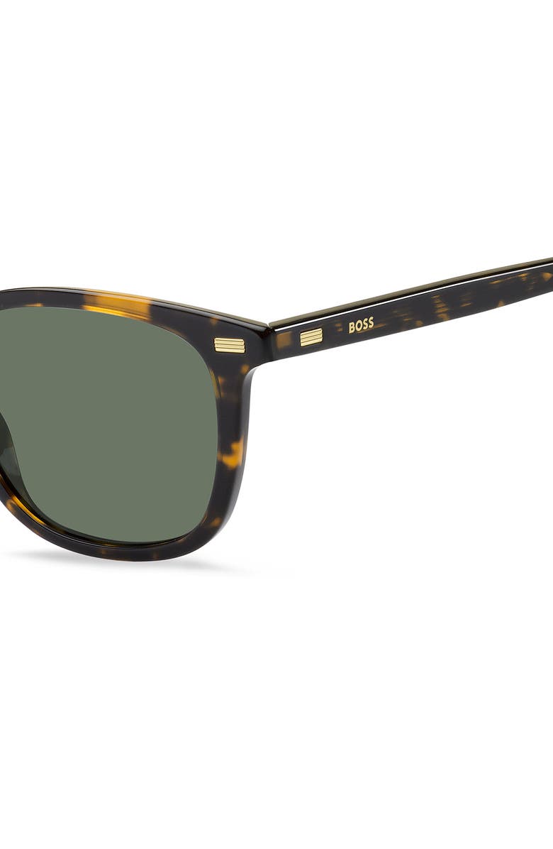 BOSS 51mm Square Sunglasses, Alternate, color, Havana