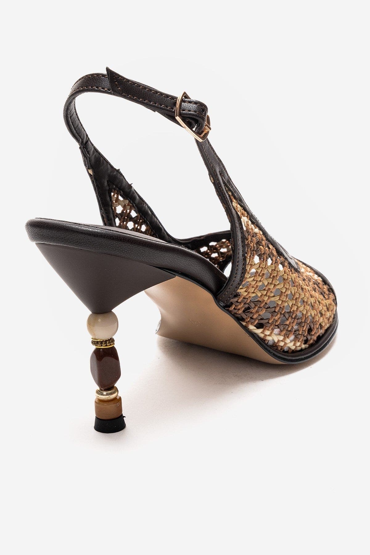 Prologue Shoes Soven Stiletto Sandal, Alternate, color, Brown