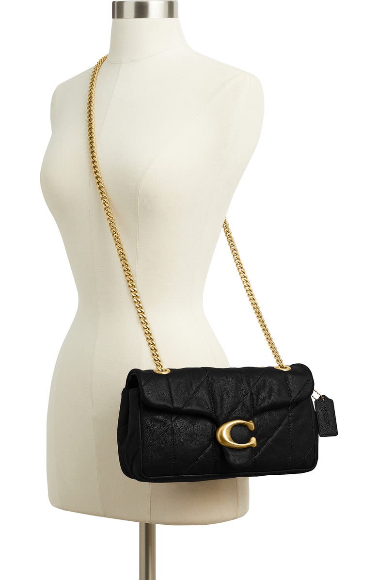 COACH Tabby 26 Soft Quilted Shoulder Bag, Alternate, color, Black
