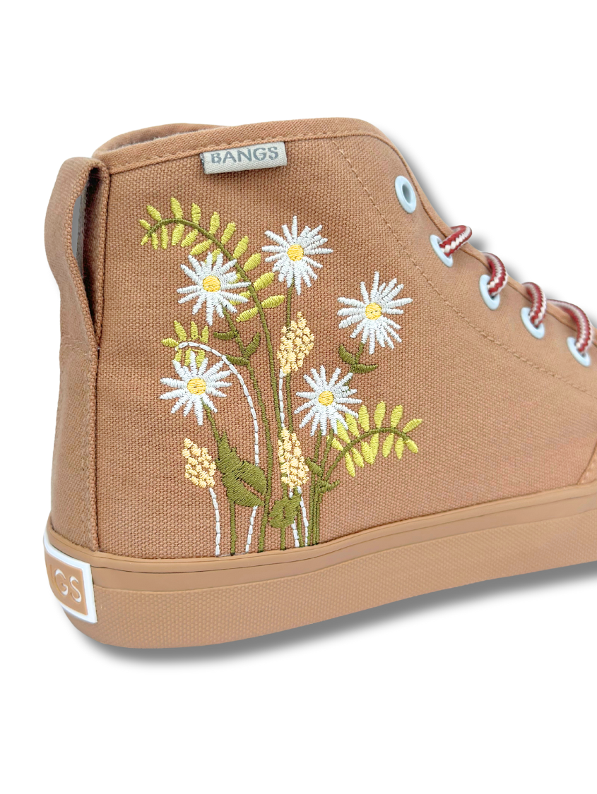 BANGS SHOES Boone High Tops, Alternate, color, Light Brown