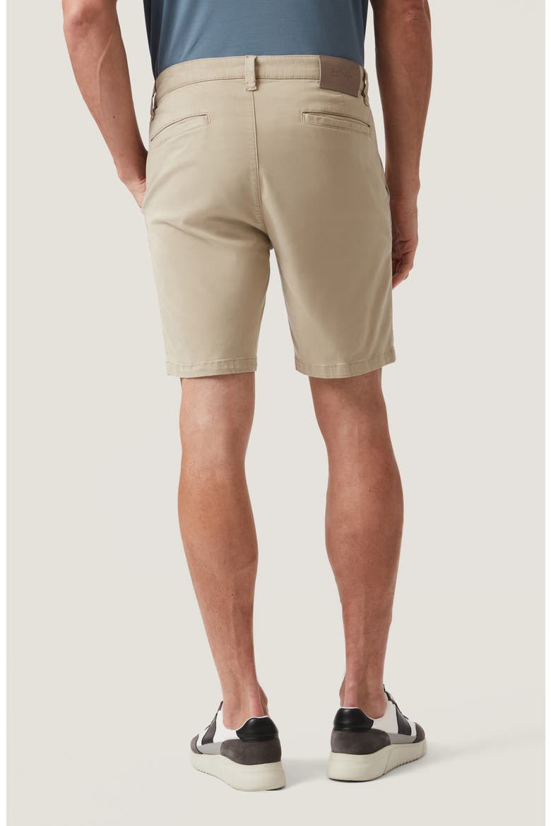 Arizona Slim Fit Stretch Twill Chino Shorts, Alternate, color, BASIL TWILL