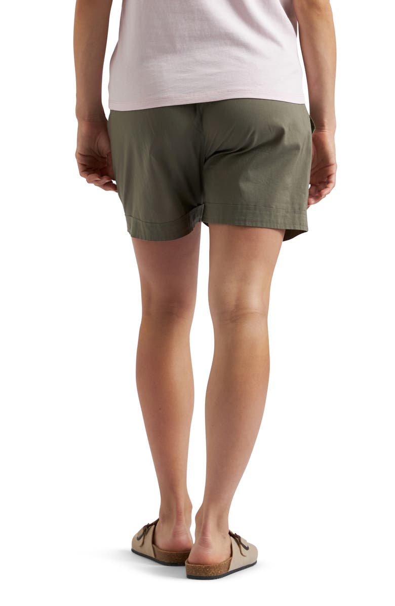 Ripe Maternity Philly Cotton Short, Alternate, color, Moss