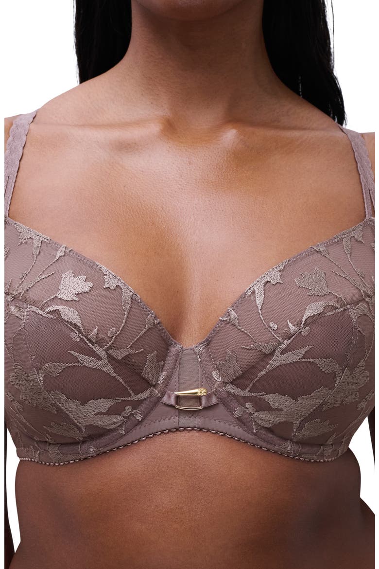 Idyll Underwire Unlined Bra, Alternate, color, NUTMEG
