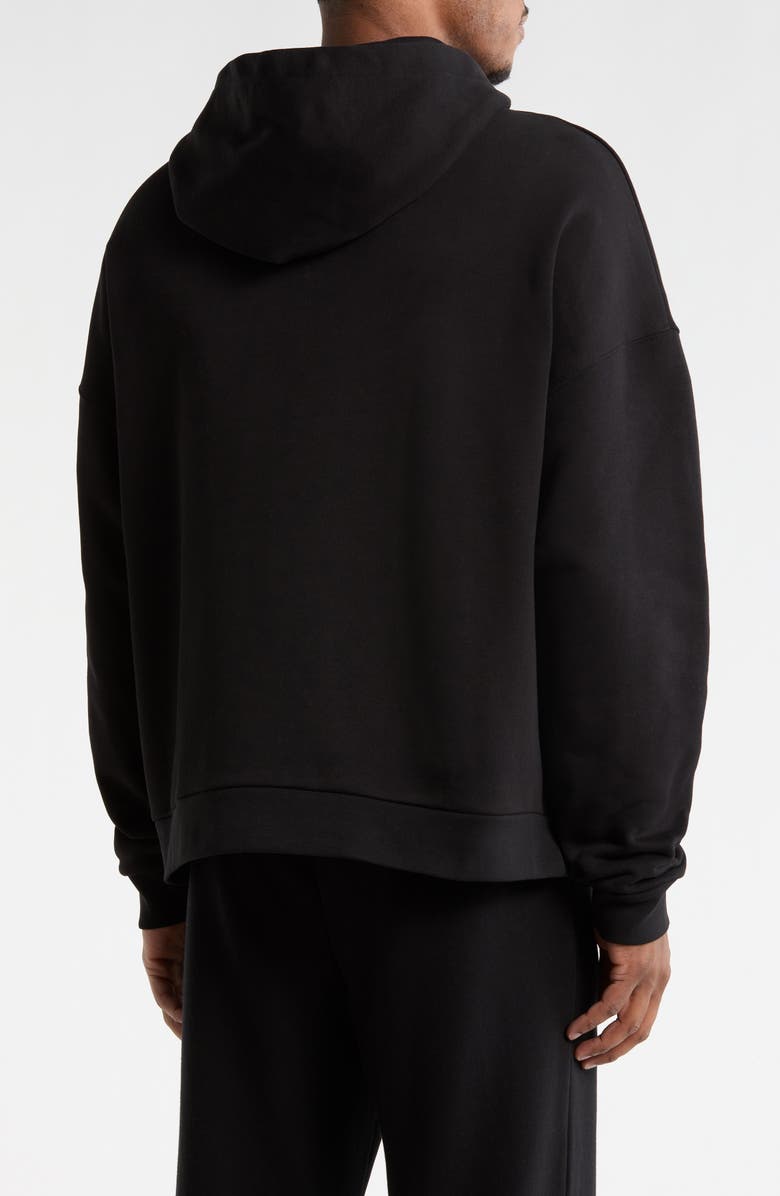 Palm Angels Angel Graphic Hoodie, Alternate, color, Black/White