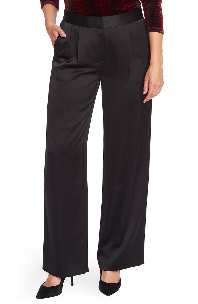 Vince Camuto Wide Leg Satin Pants, Main, color,