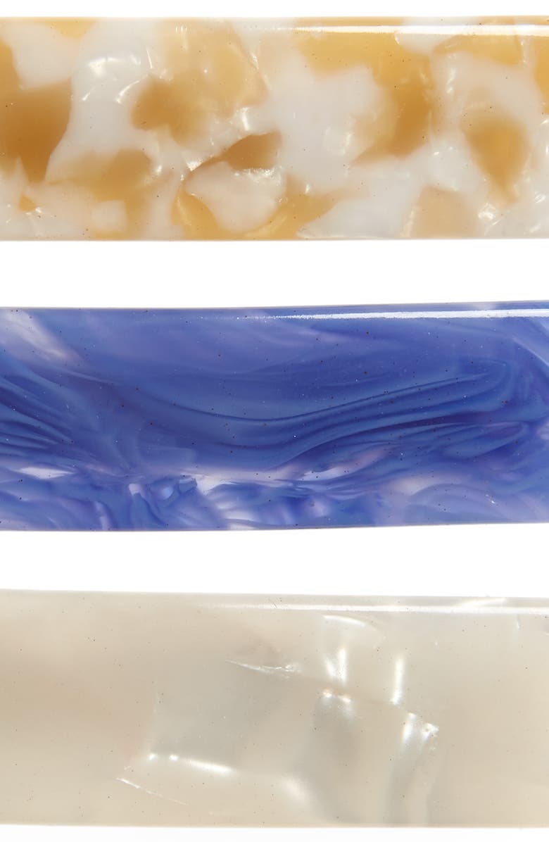 BP. Set of 3 Hair Barrettes, Alternate, color,