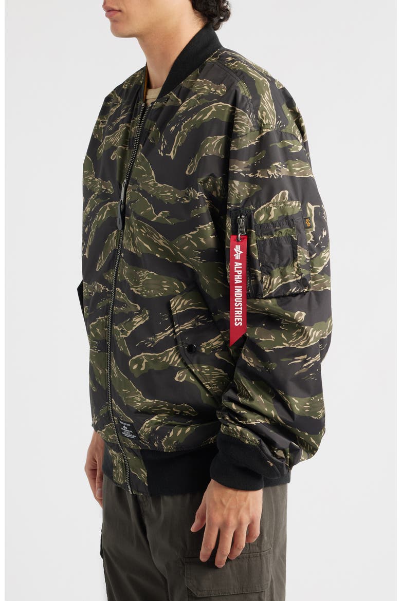 L-2B Oversize Flight Jacket, Alternate, color, TIGER CAMO