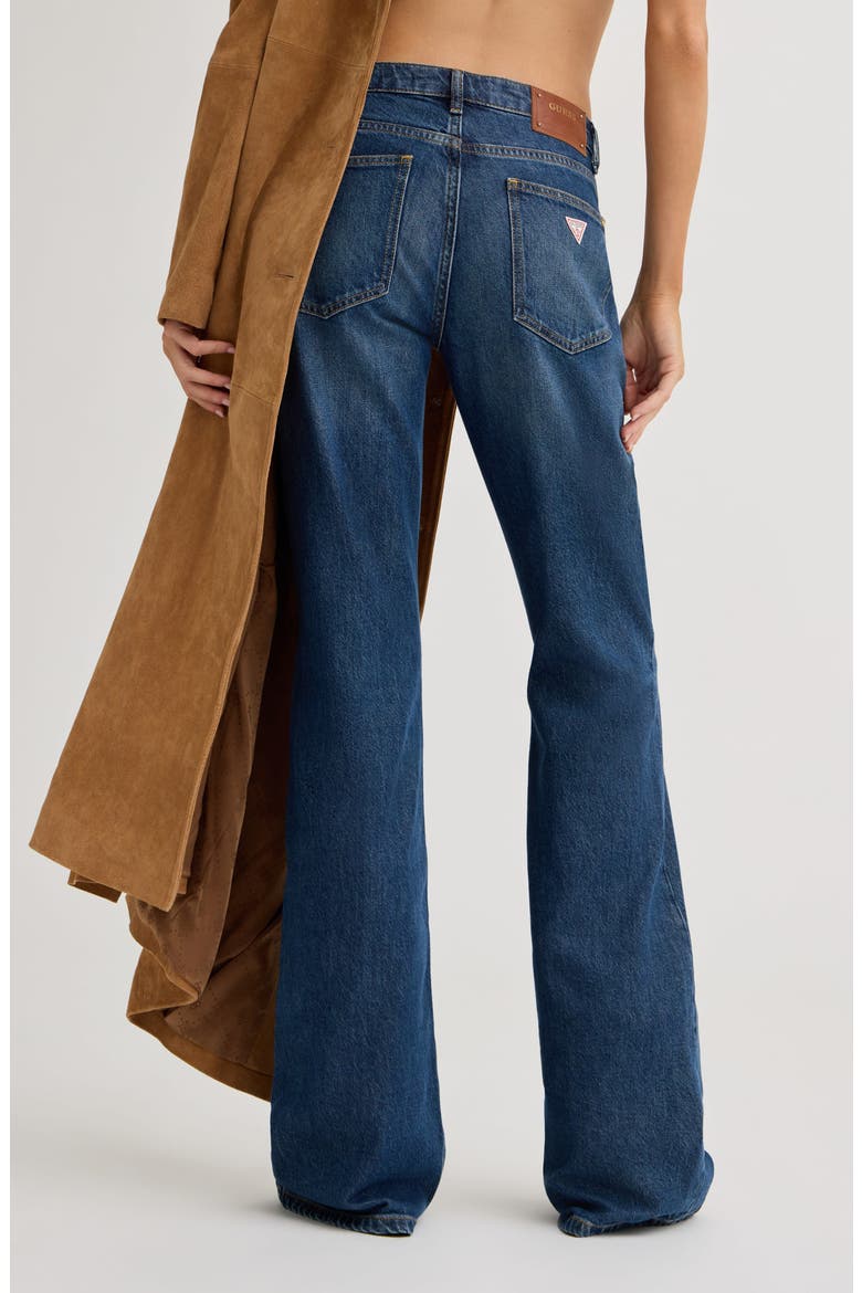 Beverly Low Rise Wide Leg Jeans, Alternate, color, BLUE