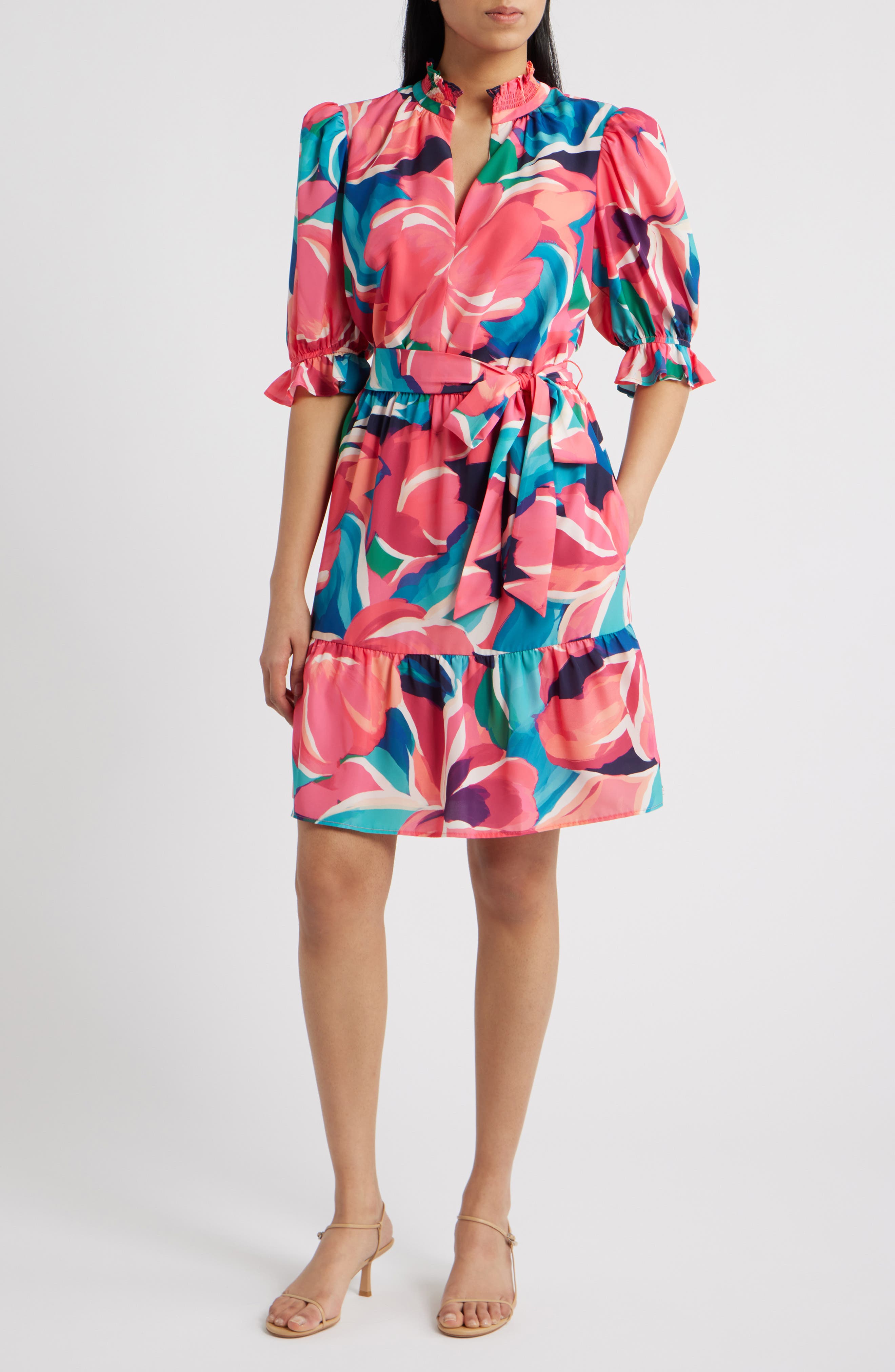 Floral A-Line Dress