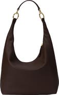 HYER GOODS Leather Convertible Hobo Ring Bag