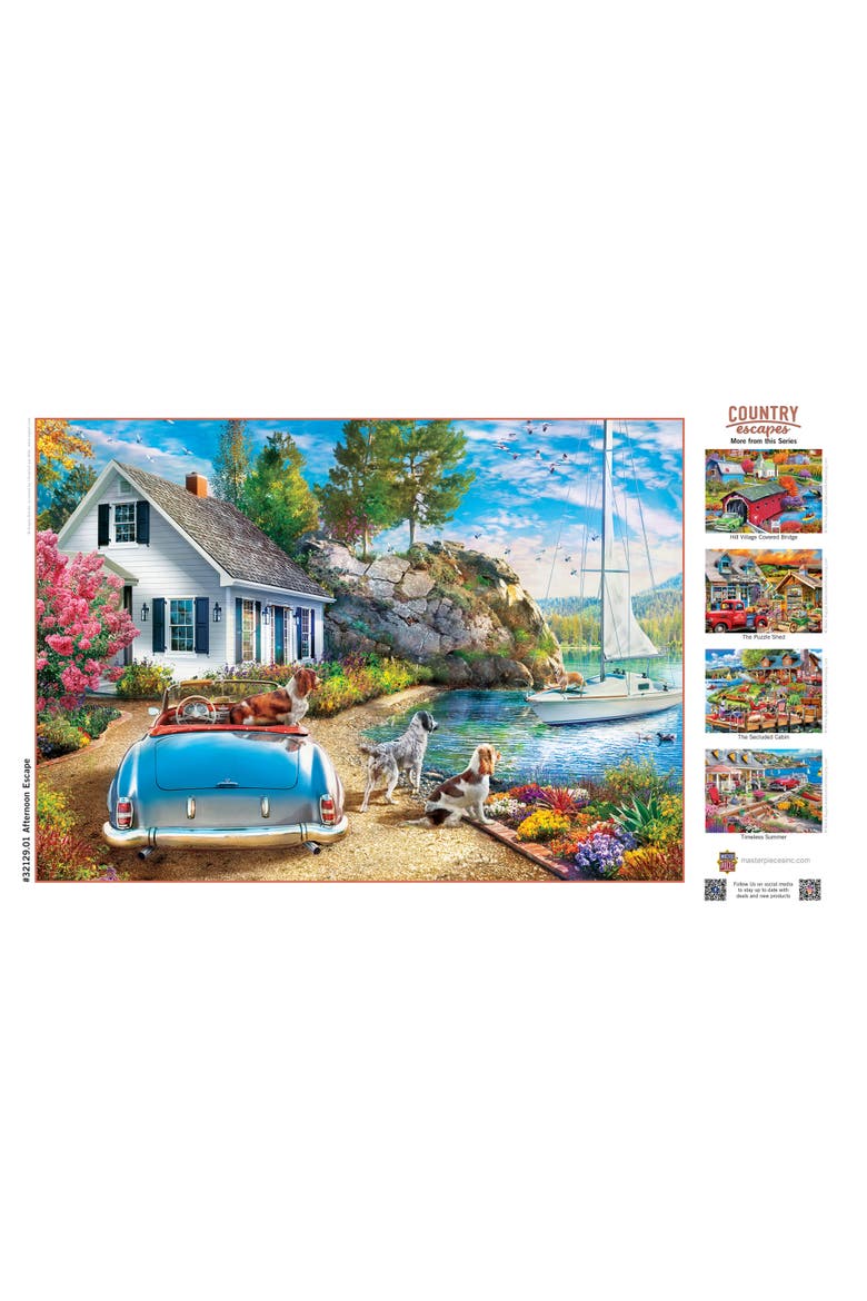 Afternoon Escape 500 Piece Jigsaw Puzzle, Alternate, color, Multicolor