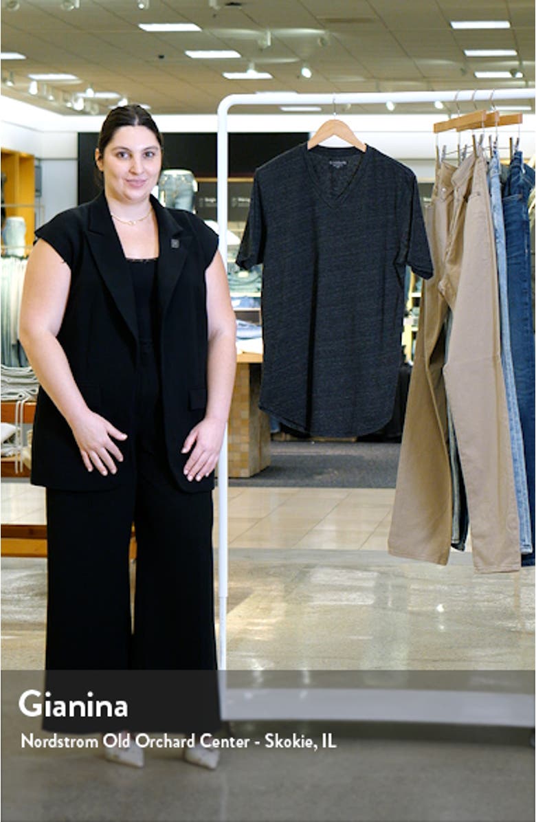 Triblend Scallop Hem T-Shirt, sales video thumbnail