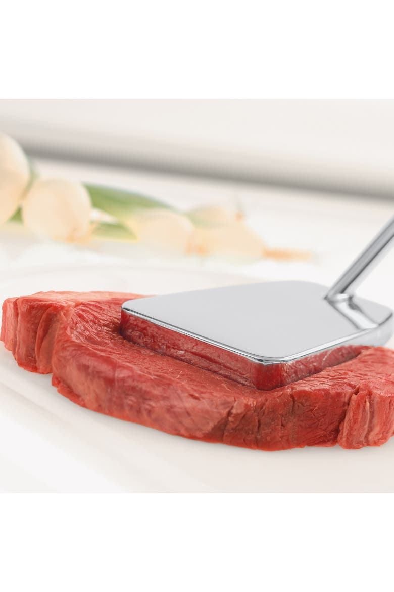 Stainless Steel Heavy Duty Meat Tenderizer, Alternate, color, Silver
