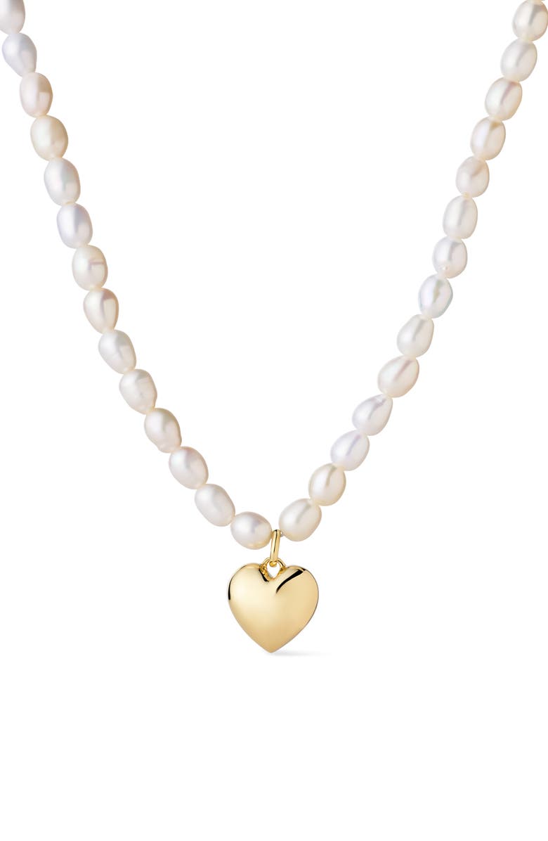 Ana Luisa Heart Pendant Necklace, Main, color, Gold