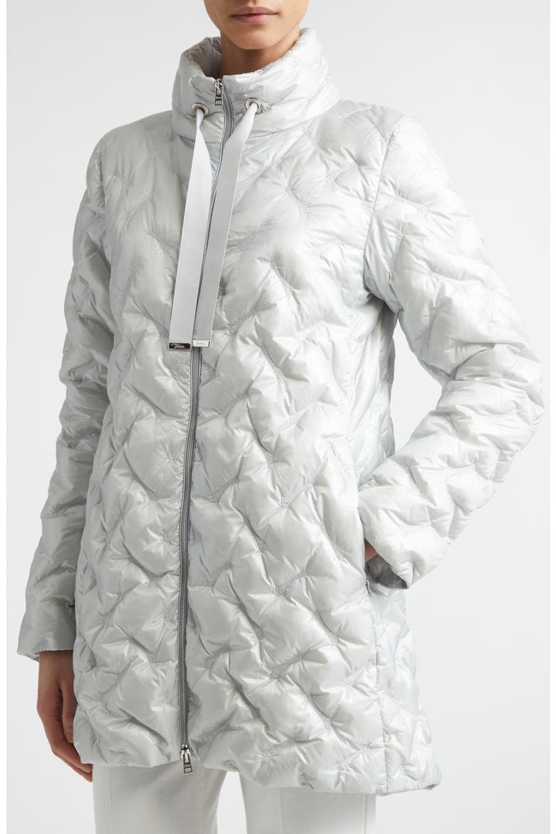 Water Repellent Ultralight Nylon Quilted Down Jacket, Alternate, color, 9404 GRIGIO PERLA