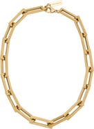 st. Moran Oversize Paper Clip Chain Necklace