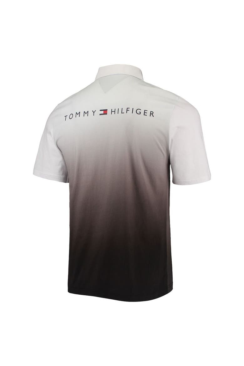 Men's Tommy Hilfiger White/Brown Cleveland Browns Rory Quarter-Zip Polo, Alternate, color, White