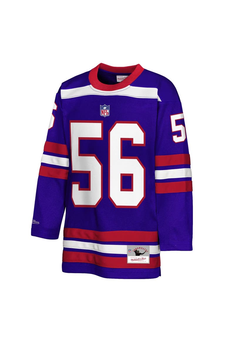 Youth Mitchell & Ness Lawrence Taylor Royal New York Giants Hockey Fashion Jersey, Alternate, color, Royal