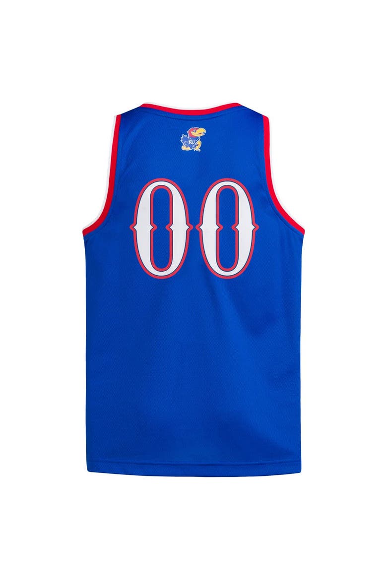 Youth adidas #00 Royal Kansas Jayhawks Swingman Jersey, Alternate, color, Royal