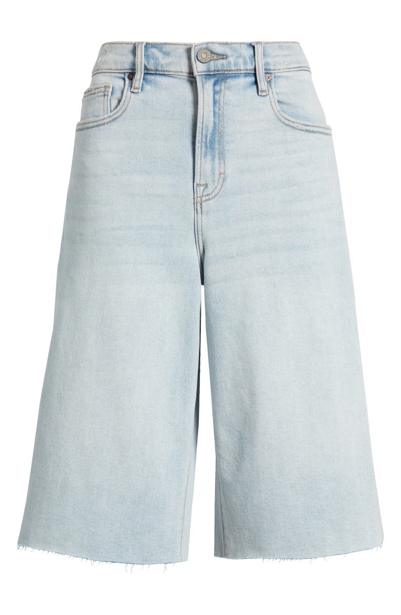 HIDDEN JEANS Raw Hem Baggy Denim Shorts, Alternate, color,