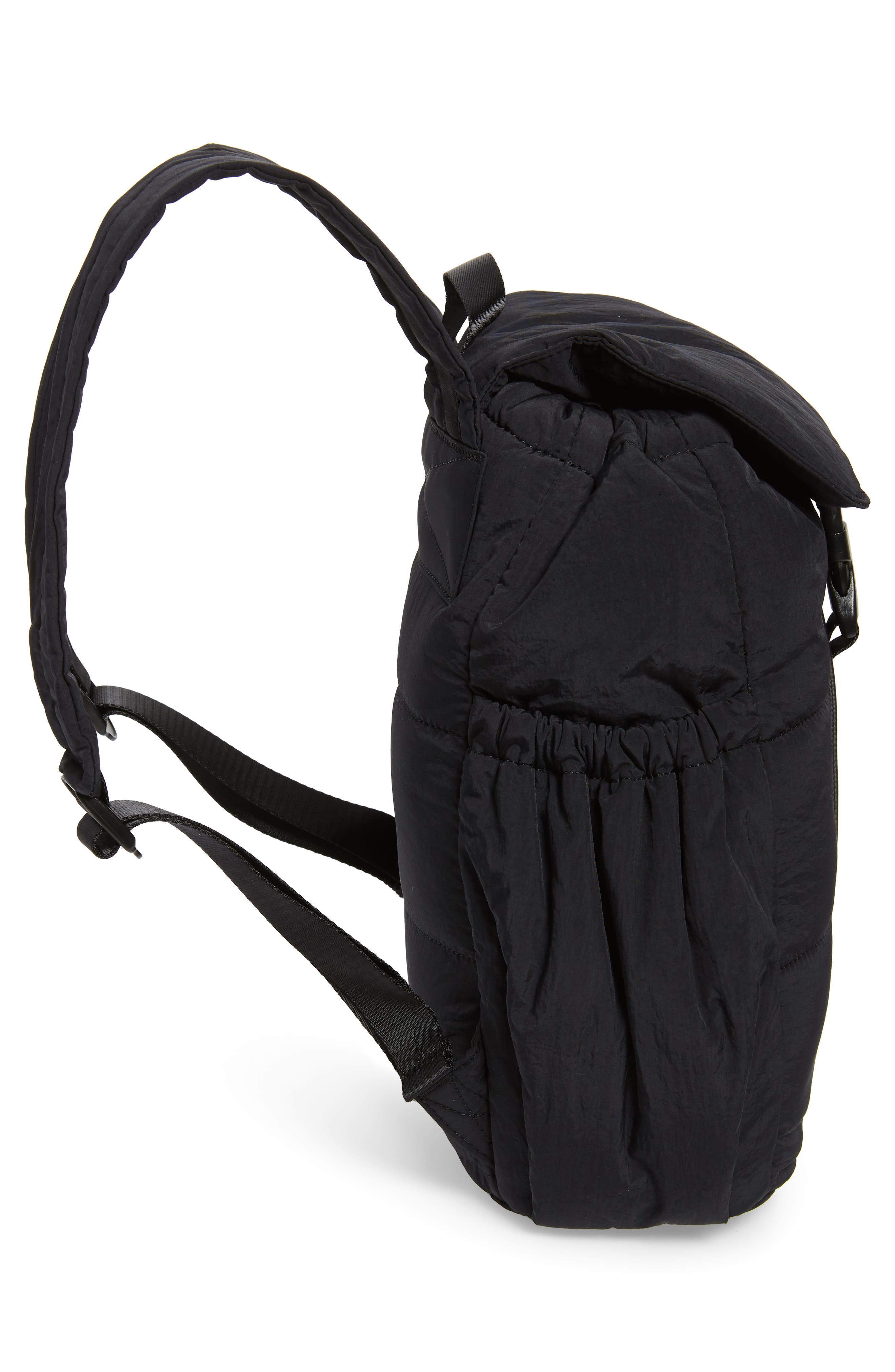 Teri Nylon Backpack, Alternate, color, BLACK